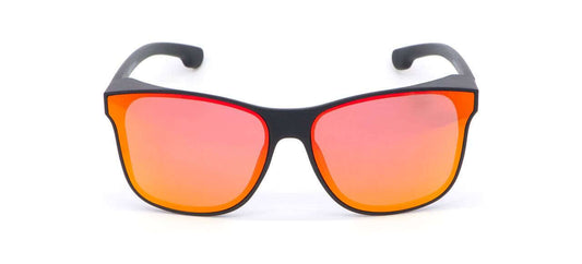 KLEYES Sonnenbrille „sky“ mit mattem, schwarzem Gestell und rot verspiegelten Gläsern kaufen – Versandkostenfrei bestellen!