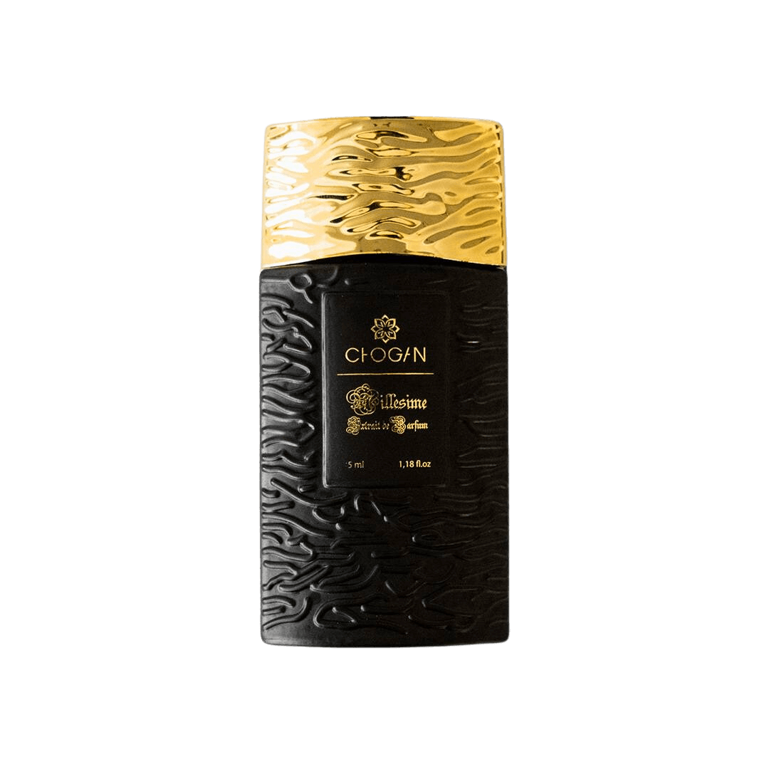 CHOGAN Parfum Unisex Nr. 110 Flakon in luxuriösem Schwarz und Gold Design