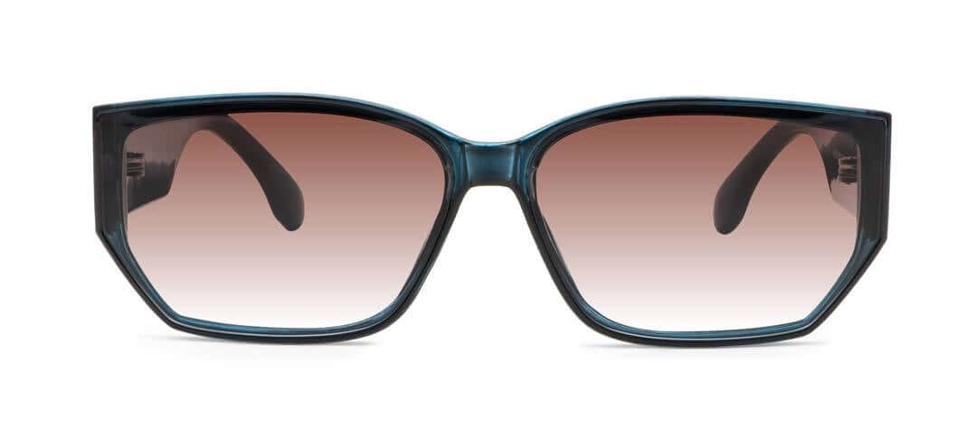 KLEYES elegante Damen-Sonnenbrille Genova quadratisch, schwarzer Rahmen, braune Verlaufsgläser, kaufen versandkostenfrei, bestellen online.